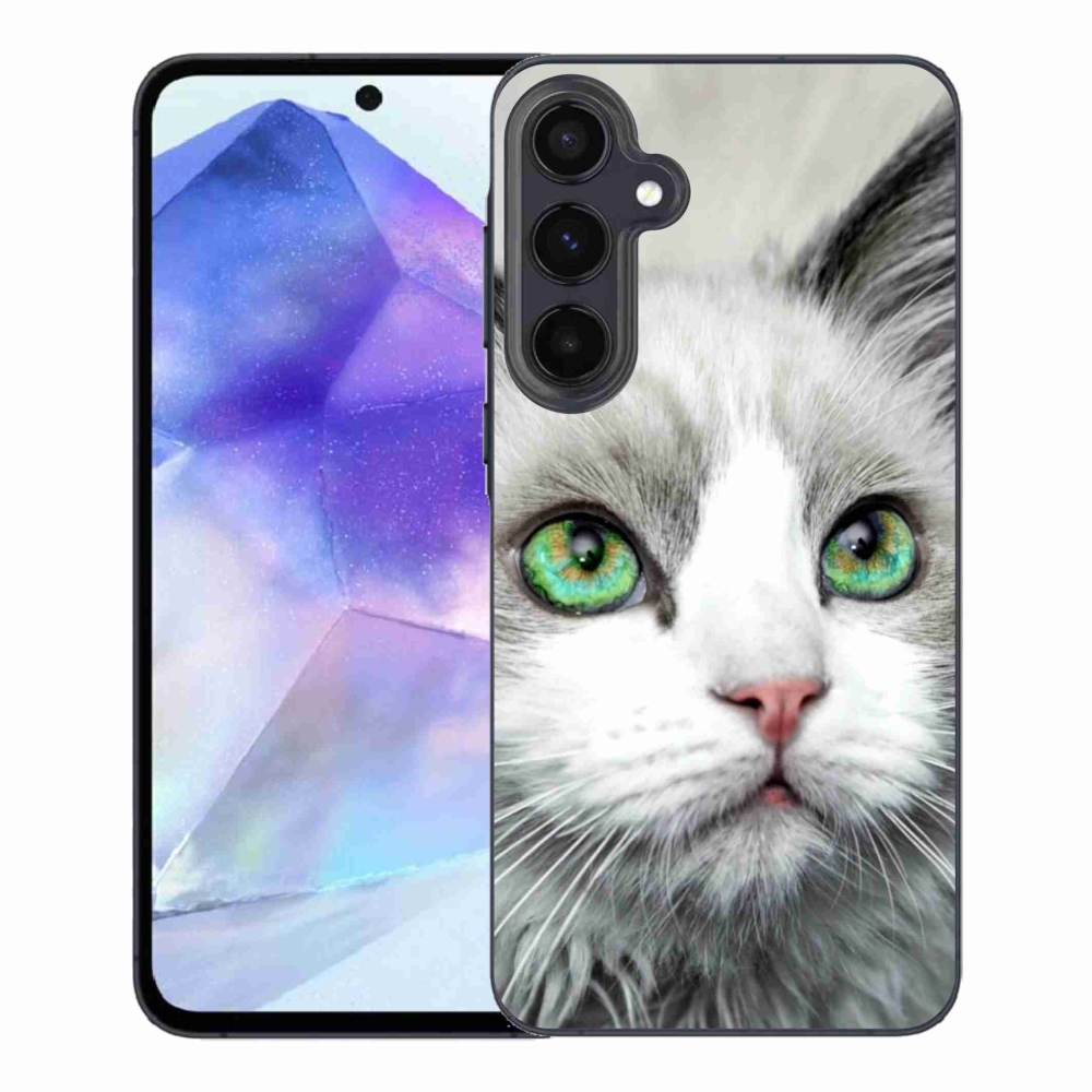 Gélový kryt mmCase na Samsung Galaxy A55 5G - mačacie pohľad