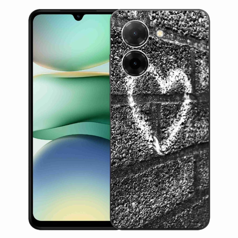 Gélový kryt mmCase na Xiaomi Redmi A5 (171.7x77.8x8.3mm) - srdce na stene