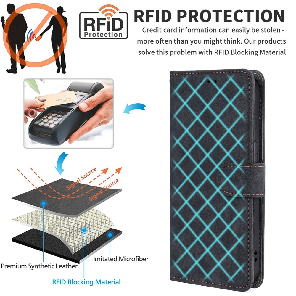 RFID knižkové puzdro na Honor 400 - modré