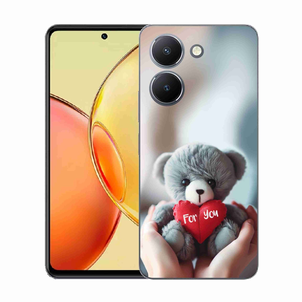 Gélový kryt mmCase na Vivo Y36 - medvedík pre zamilovaných