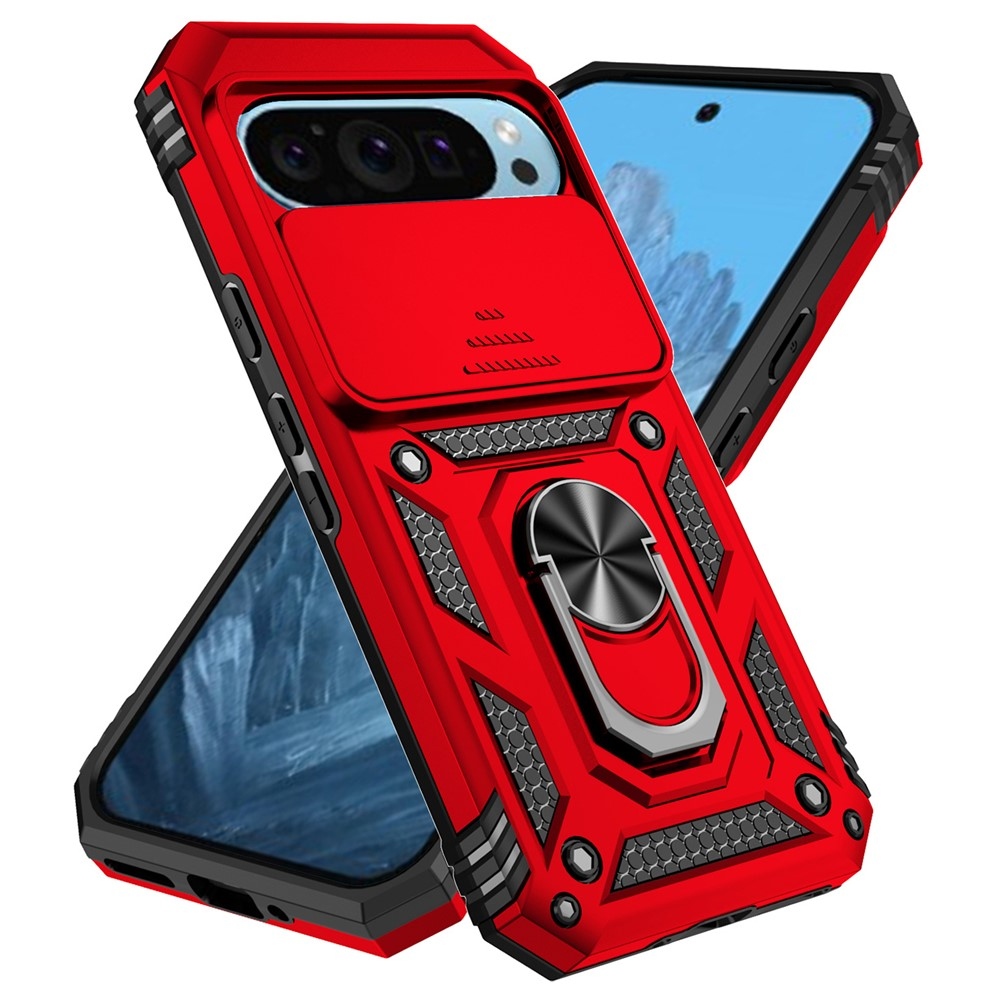 Slide odolný kryt na Pixel 10 Pro/Pixel 10/9 Pro/9 - červený