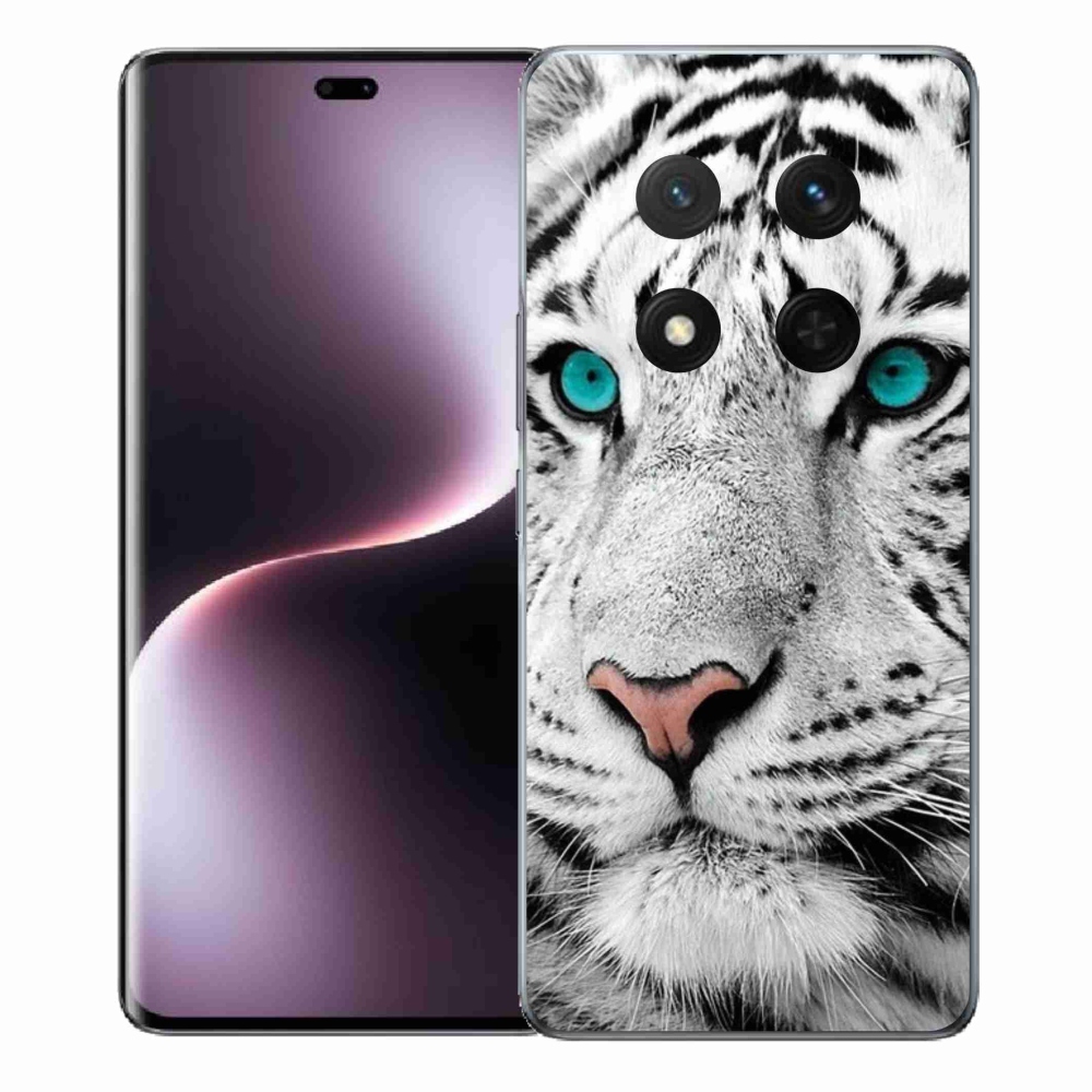 Gélový kryt mmCase na Honor Magic 7 Lite 5G - biely tiger