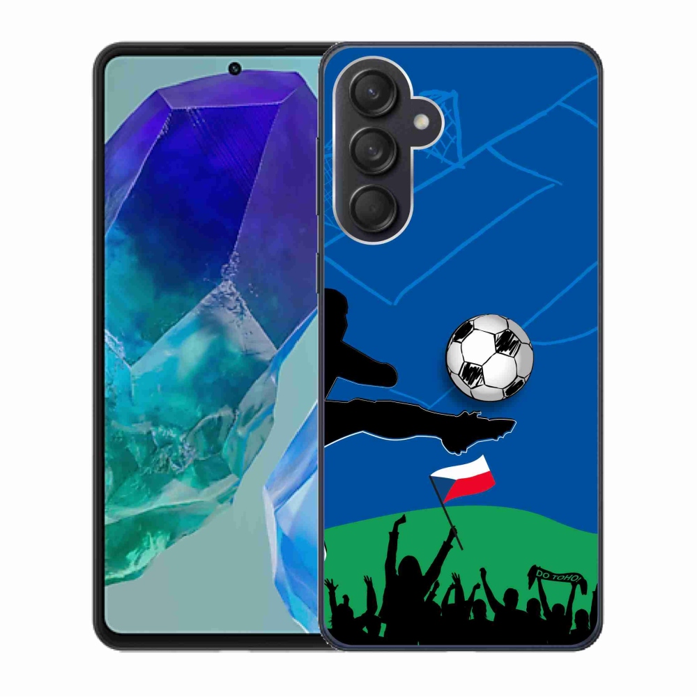 Gélový kryt mmCase na Samsung Galaxy M55 5G - fanúšikovia futbalu