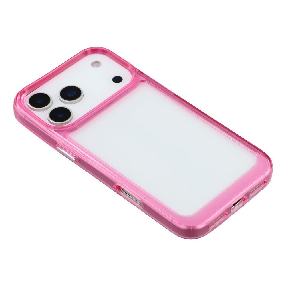 Gélový obal s pevným chrbtom na iPhone 17 Pro Max - ružový