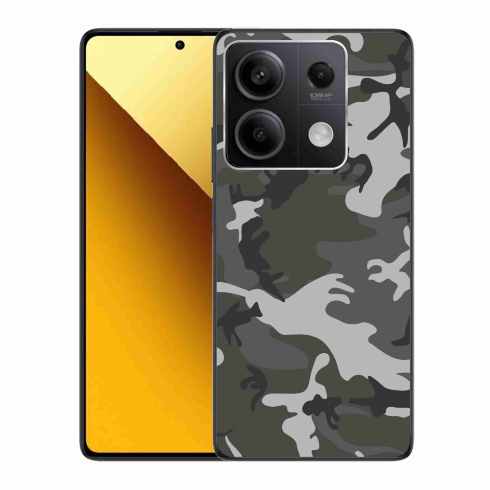 Gélový kryt mmCase na Xiaomi Redmi Note 13 5G - maskáčový vzor