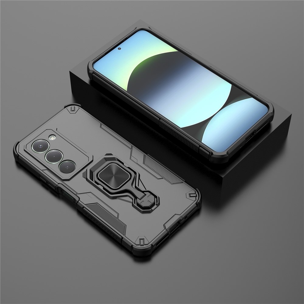Ring odolný kryt na Xiaomi Redmi 15 5G (169mm) - čierny