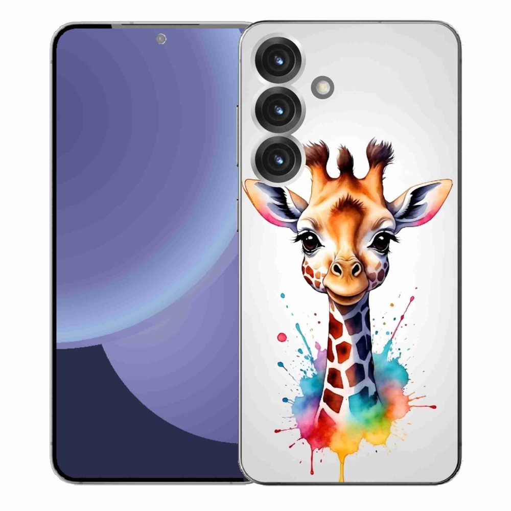 Gélový kryt mmCase na Samsung Galaxy S25+ - žirafa 1