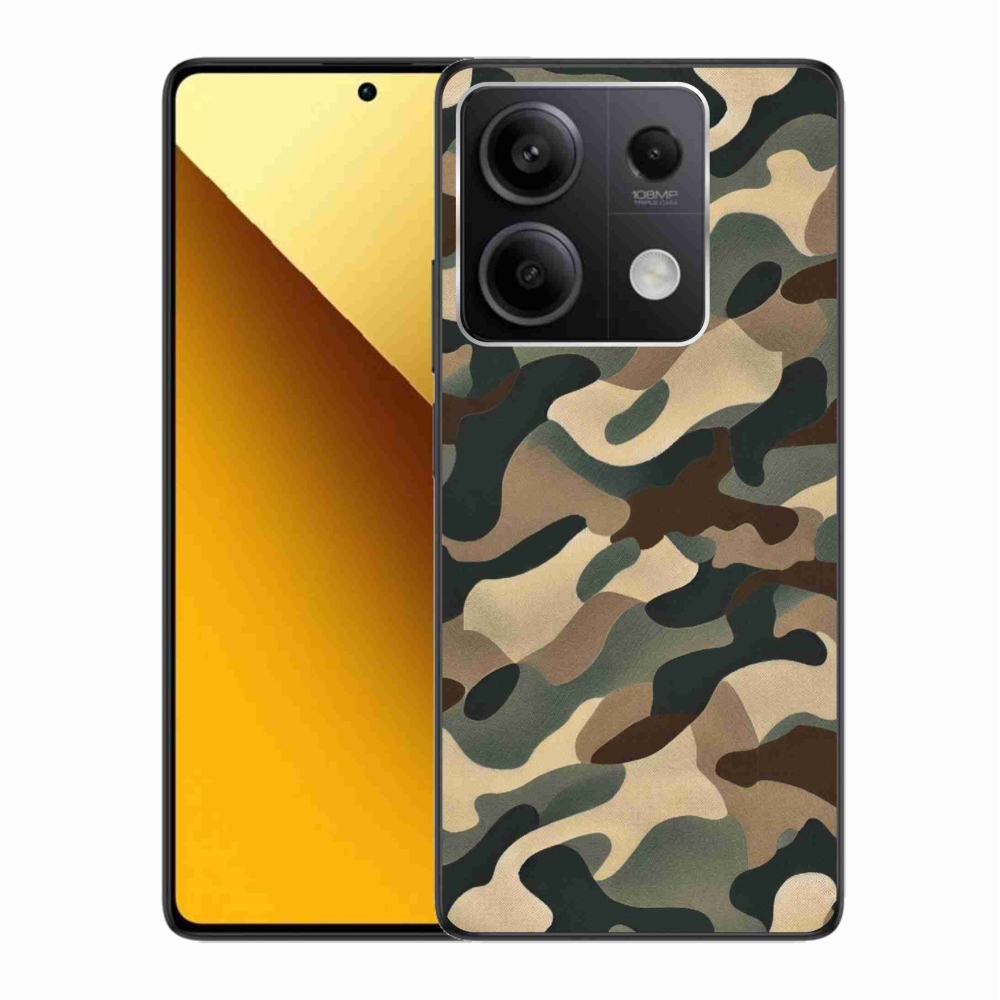 Gélový kryt mmCase na Xiaomi Redmi Note 13 5G - maskáčový vzor 11