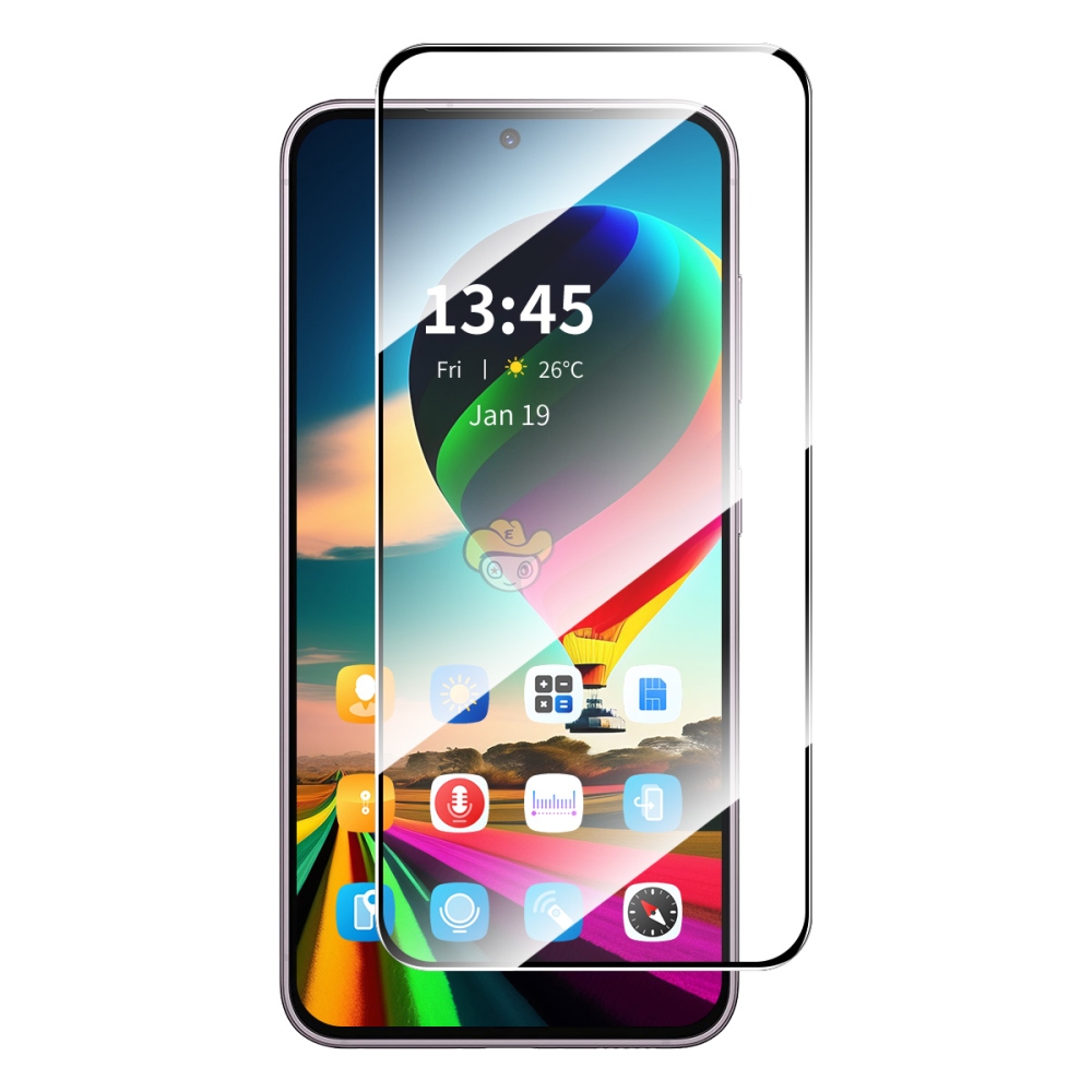ENK 2.5D celoplošné tvrdené sklo na Samsung Galaxy S25 FE
