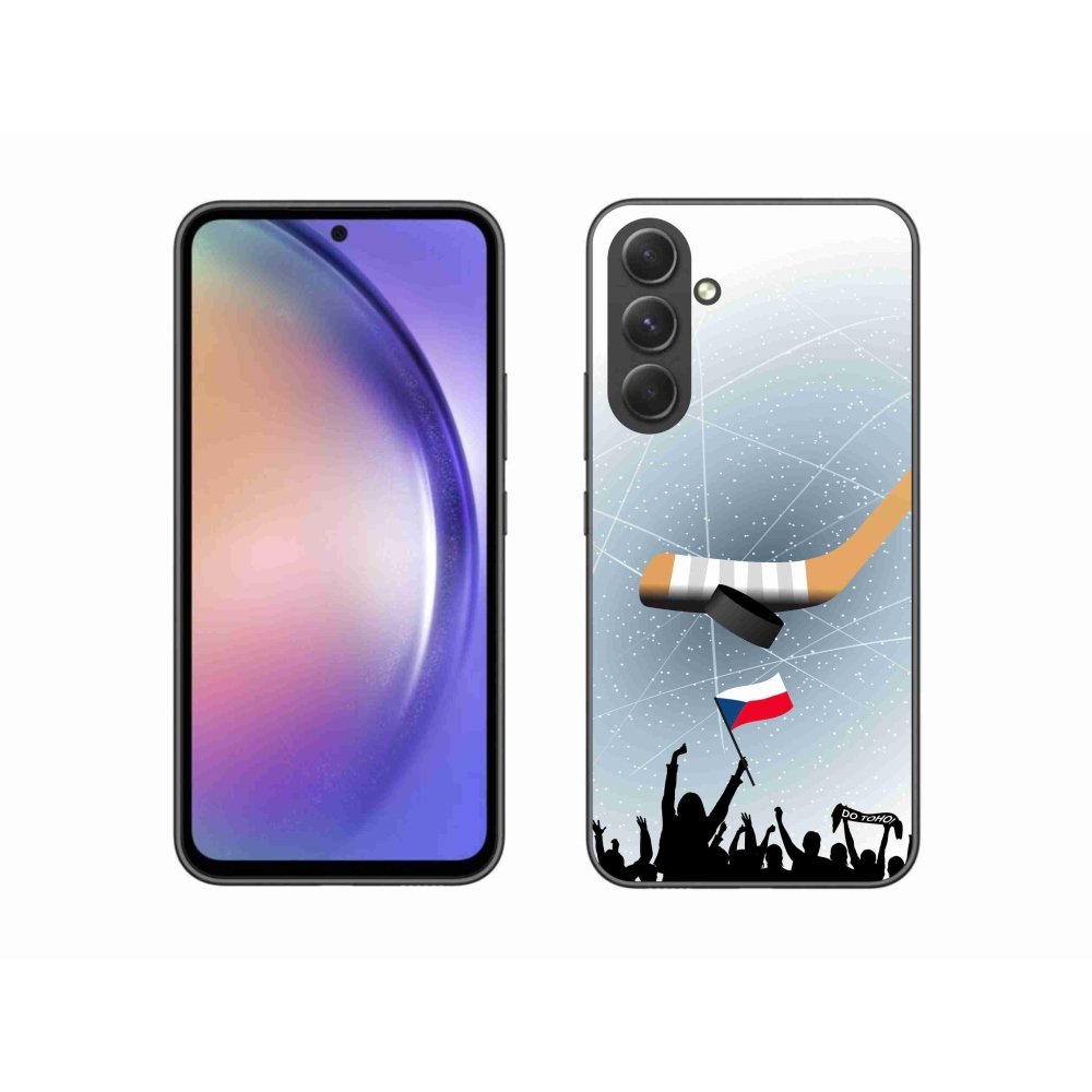 Gélový kryt mmCase na Samsung Galaxy A54 5G - fanúšikovia hokeja