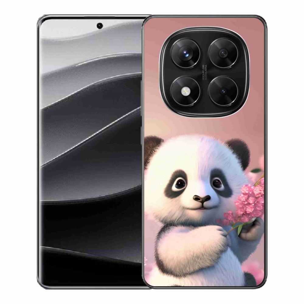 Gélový kryt mmCase na Xiaomi Redmi Note 14 Pro 5G/Poco X7 5G - roztomilá panda