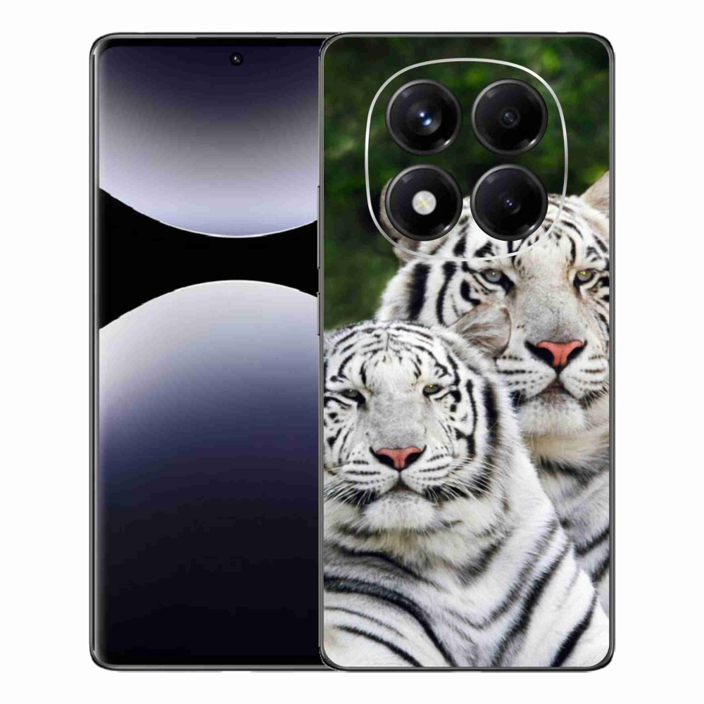 Gélový kryt mmCase na Xiaomi Redmi Note 14 Pro - bieli tigre