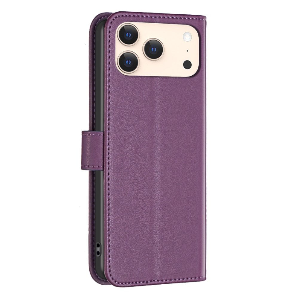 BNF knižkové púzdro na iPhone 17 Pro Max - tmavofialové