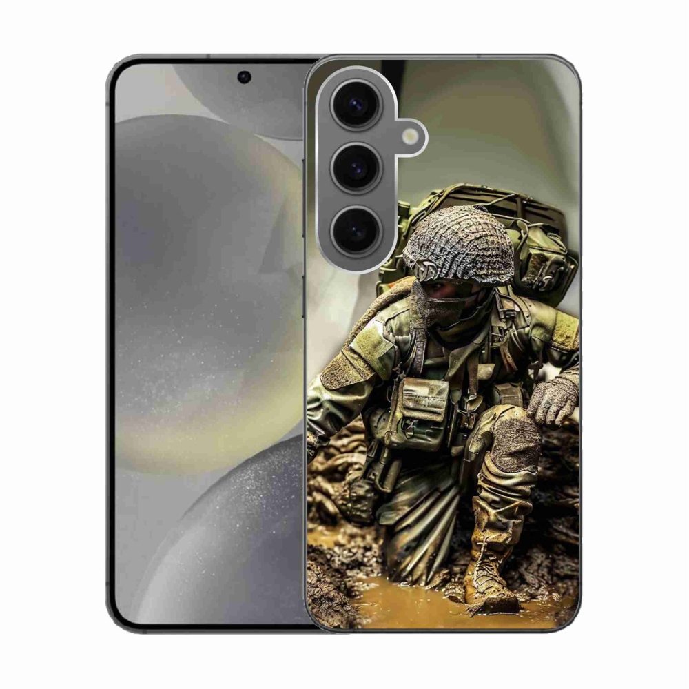 Gélový kryt mmCase na Samsung Galaxy S24 - vojak