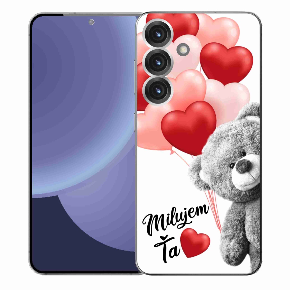 Gélový kryt mmCase na Samsung Galaxy S25+ - milujem Ťa sk
