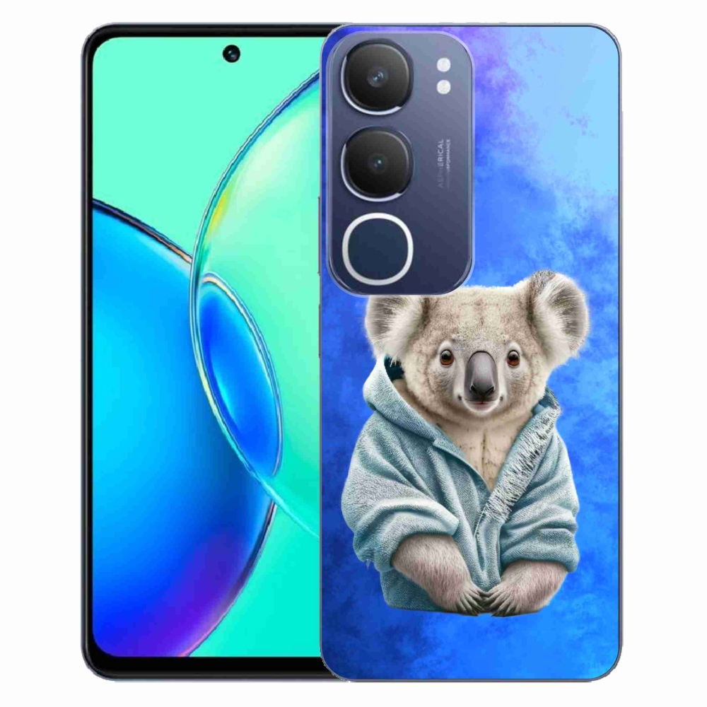 Gélový kryt mmCase na Vivo Y19s - koala vo svetri