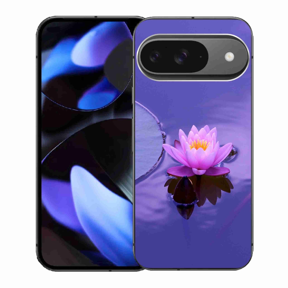 Gélový obal mmCase na Google Pixel 9/9 Pro - kvet na hladine