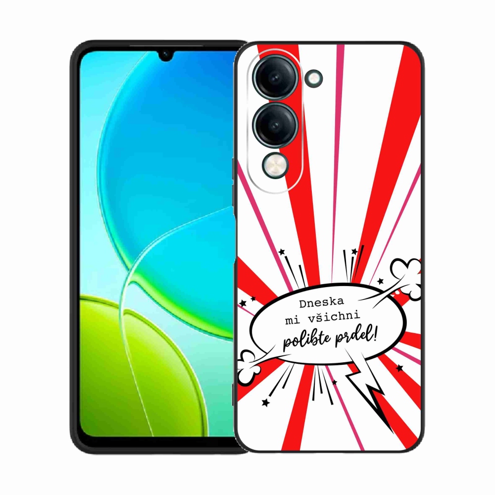 Gélový kryt mmCase na Vivo Y29s 5G - vtipný text 15 biele pozadie