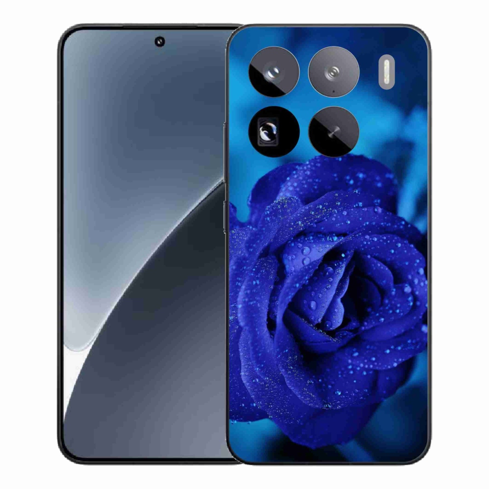 Gélový kryt mmCase na Xiaomi 15 Pro - modrá ruža