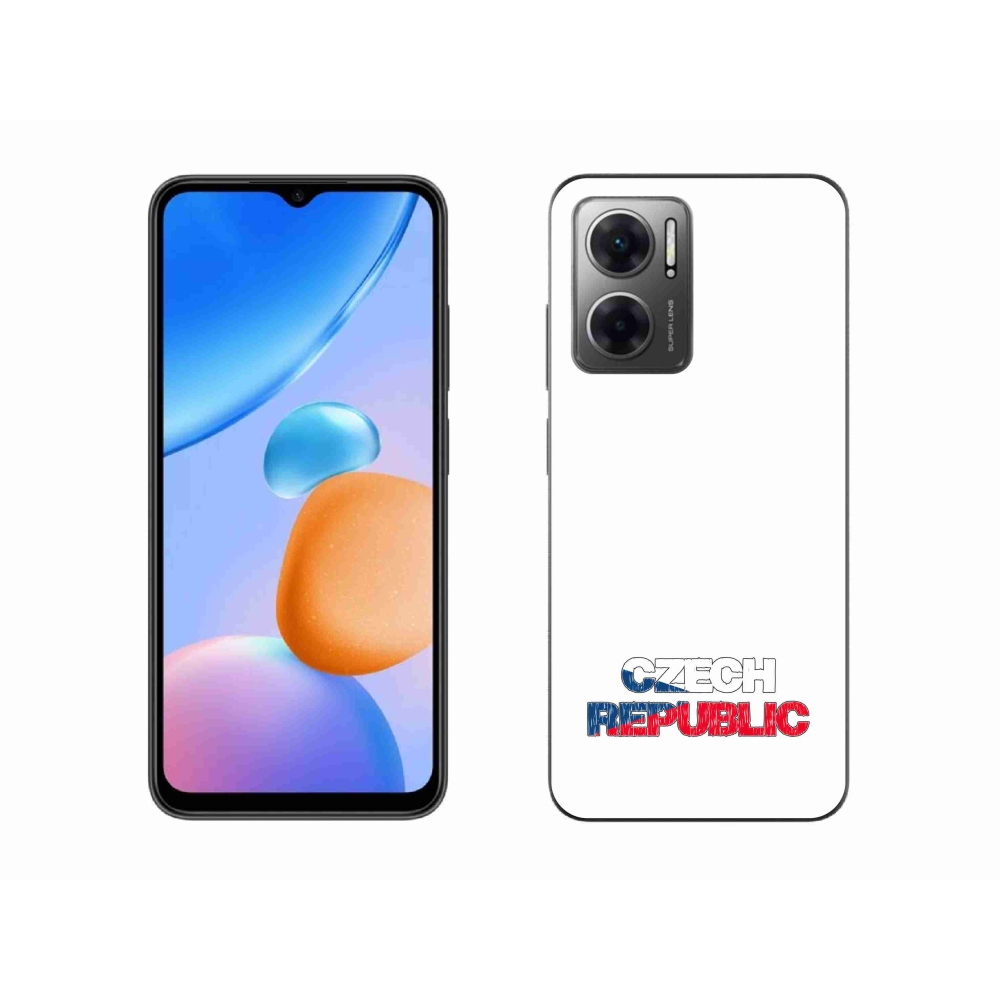 Gélový kryt mmCase na Xiaomi Redmi 10 5G - Czech Republic biele pozadie
