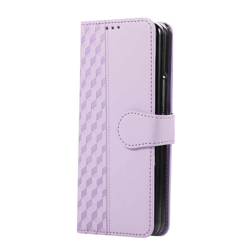 Gridy knižkové púzdro na Samsung Galaxy Z Fold7 5G - fialové