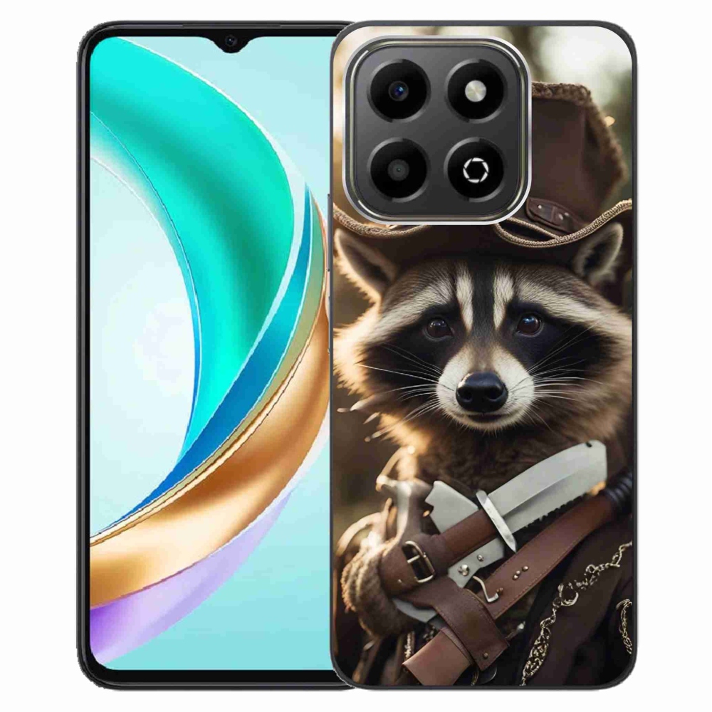 Gélový kryt mmCase na Honor X6b - mýval v uniforme