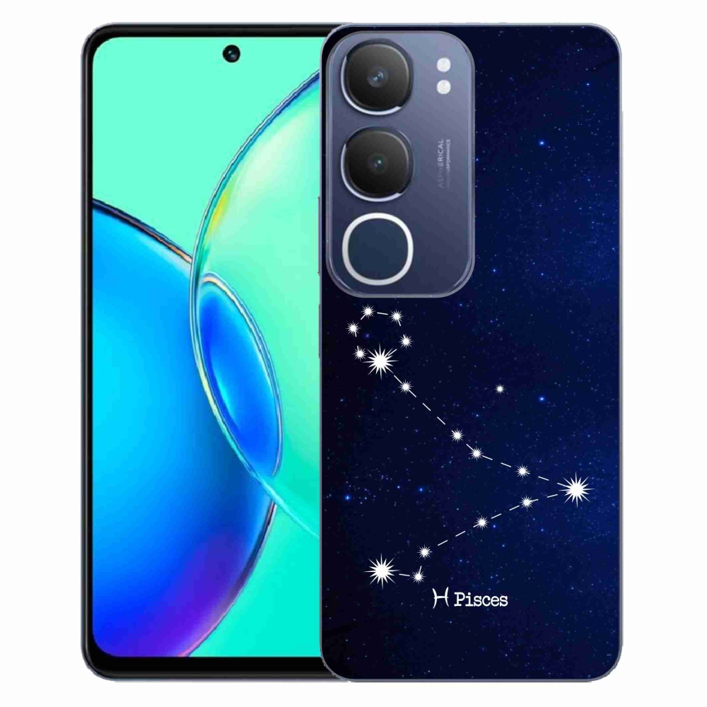 Gélový kryt mmCase na Vivo Y19s - súhvezdie Ryby