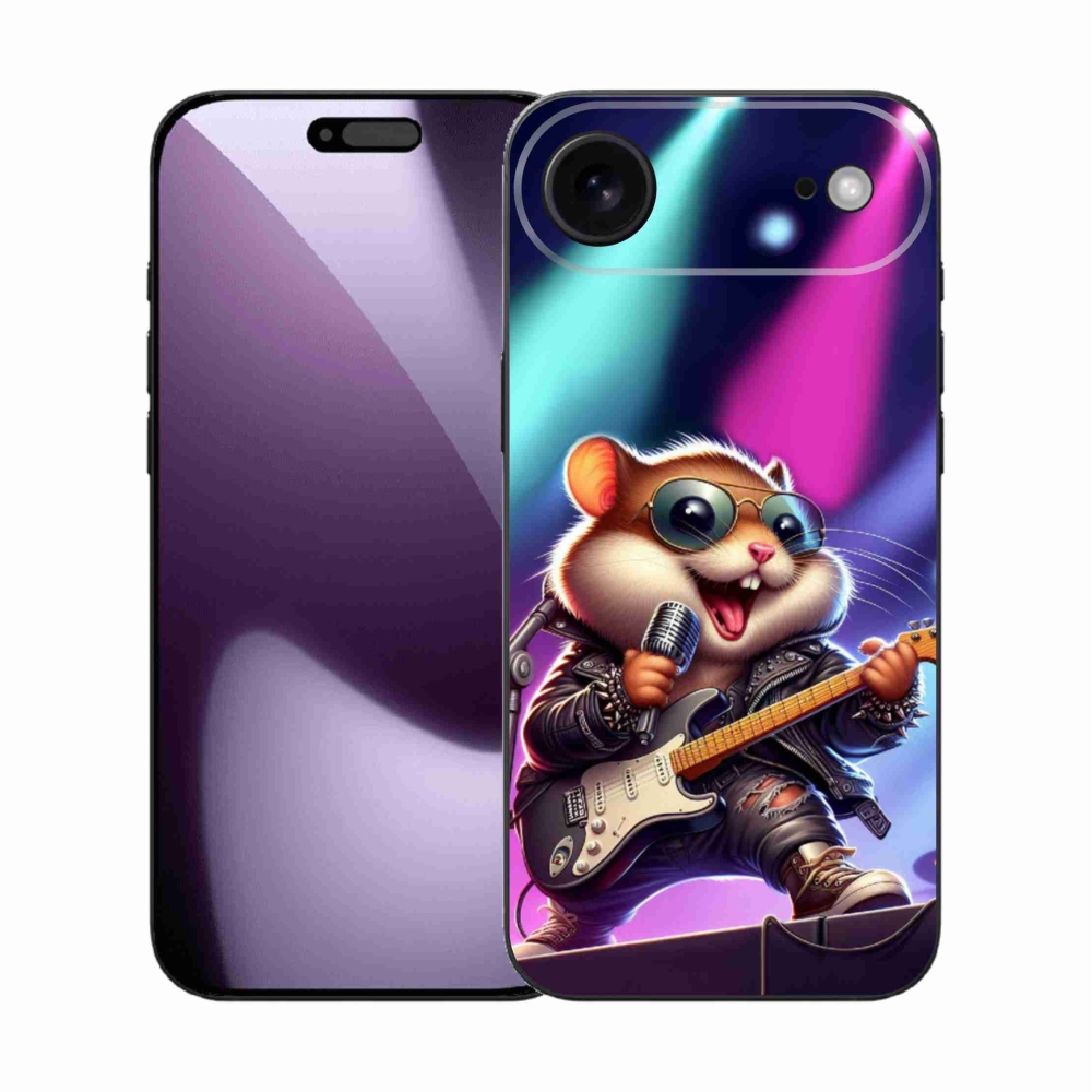 Gélový kryt mmCase na iPhone 17 Air - škrečok rocker