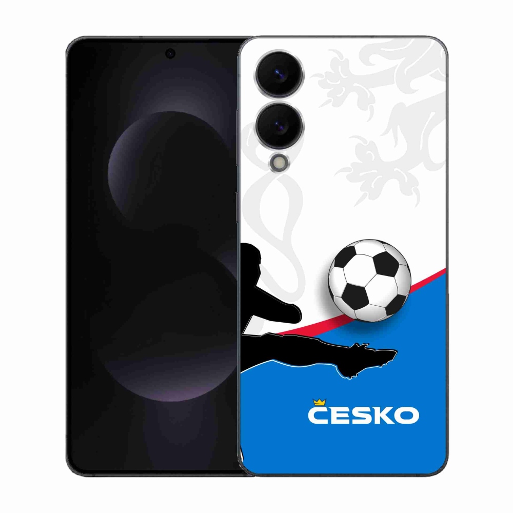 Gélový kryt mmCase na Samsung Galaxy S25 Edge - futbal Česko 3