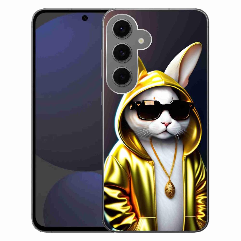 Gélový kryt mmCase na Samsung Galaxy S24 FE - mačka boss