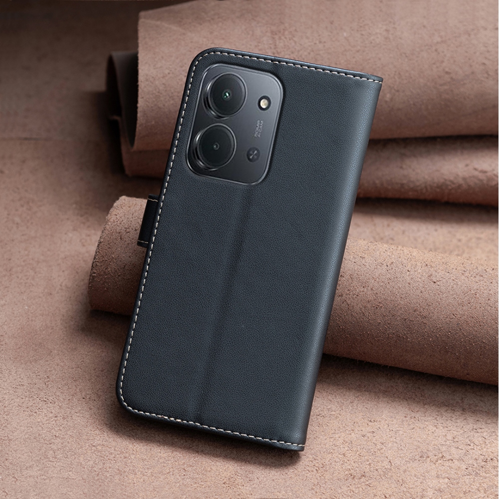 BNF knižkové púzdro na Xiaomi Redmi 15C 4G/5G (173mm) - čierne