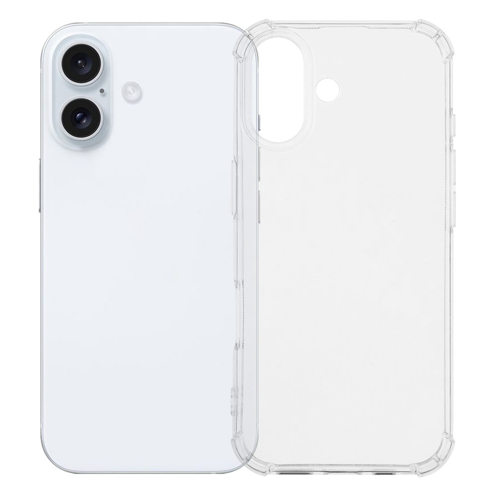 Priehľadný gélový obal s vystuženými rohmi na iPhone 17