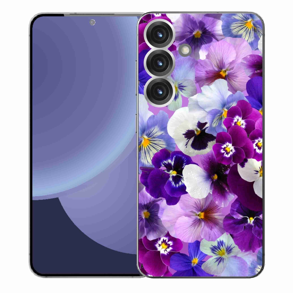 Gélový kryt mmCase na Samsung Galaxy S25+ - kvety 9