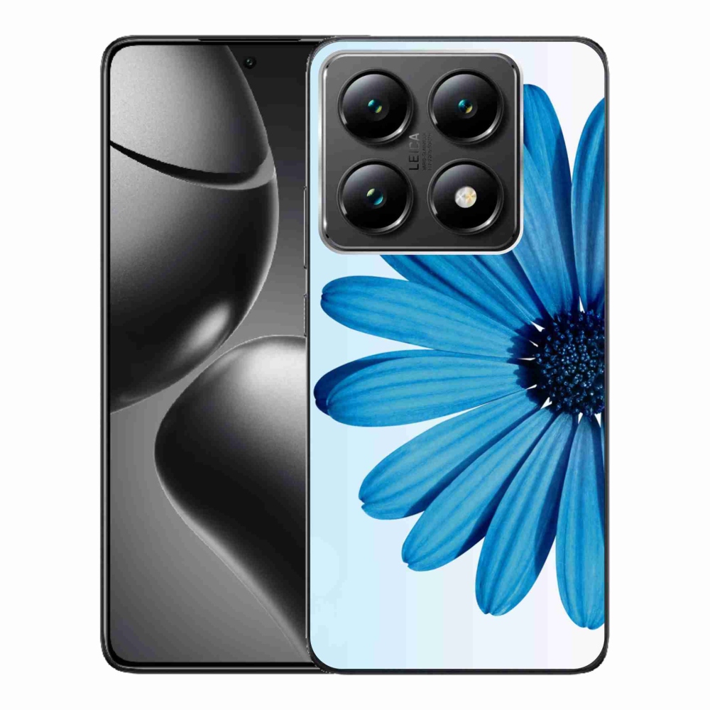 Gélový kryt mmCase na Xiaomi 14T Pro - modrá margaréta