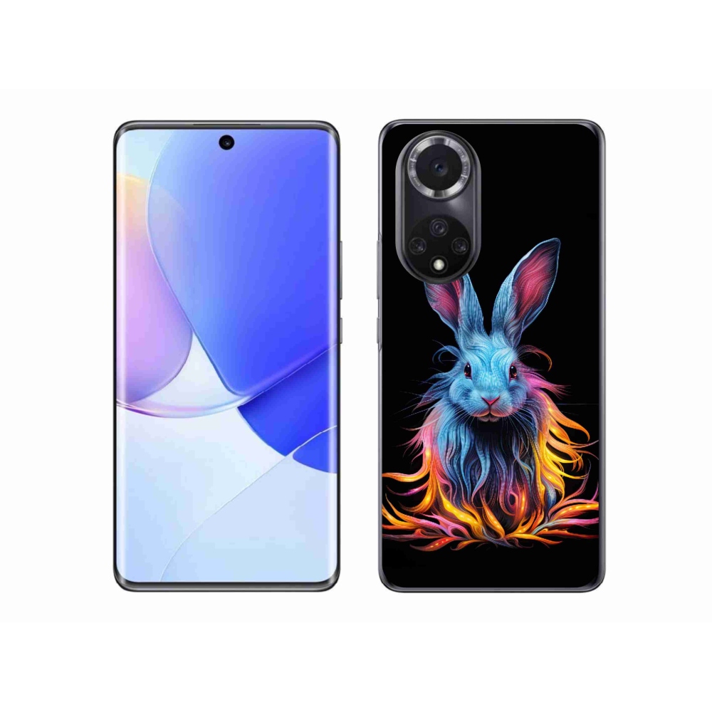 Gelový kryt mmCase na Huawei Nova 9 - abstraktní zajíc