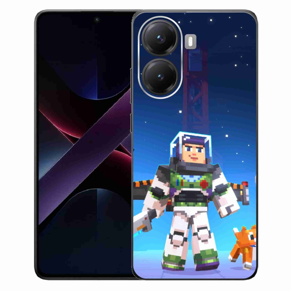 Gélový kryt mmCase na Xiaomi Poco X7 Pro 5G - minecraft 2