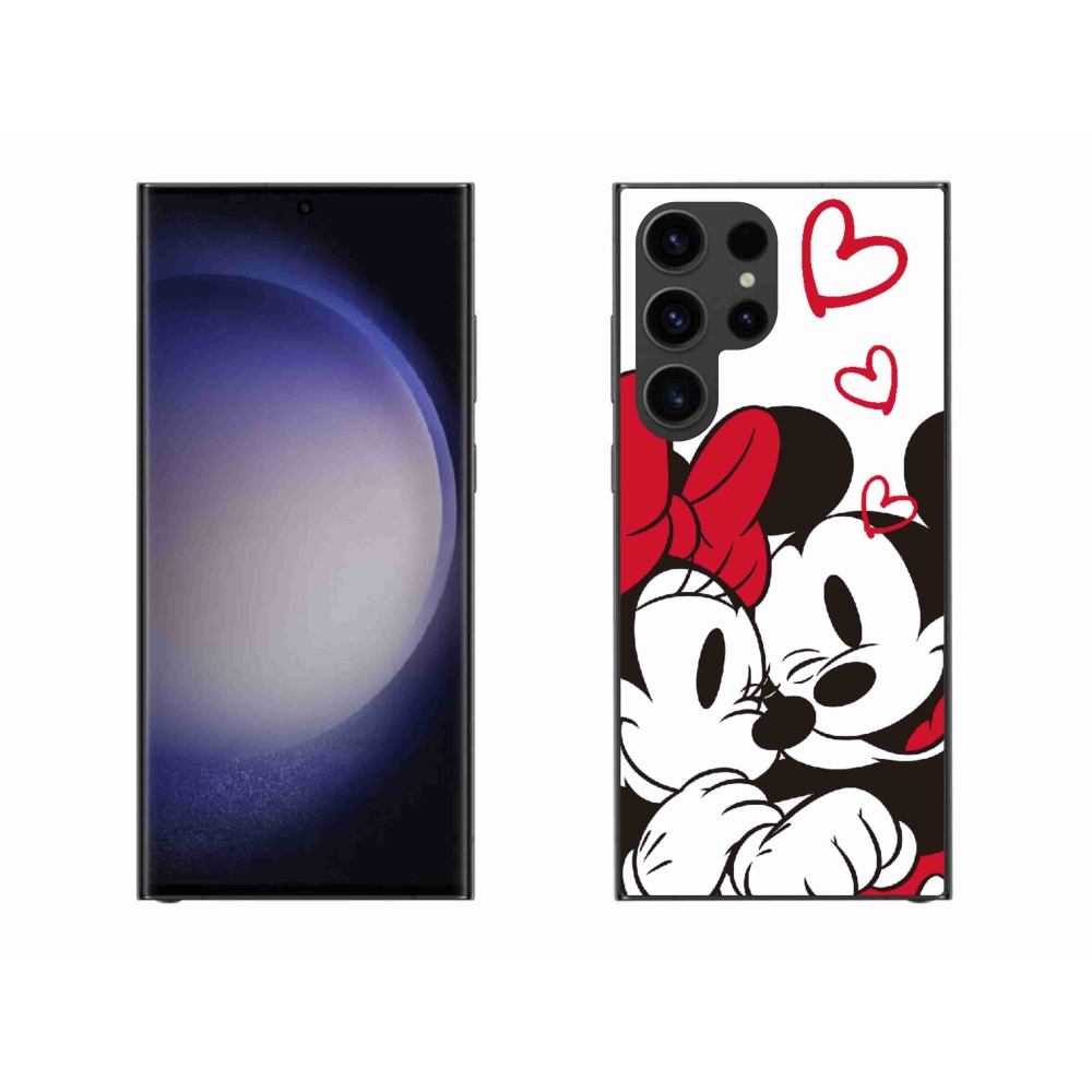 Gélový kryt mmCase na Samsung Galaxy S23 Ultra 5G - mínnie a mickey