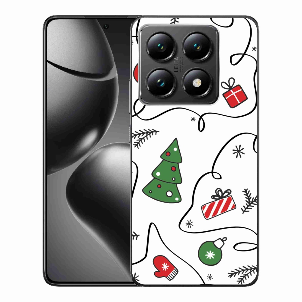 Gélový kryt mmCase na Xiaomi 14T - vianočné motívy