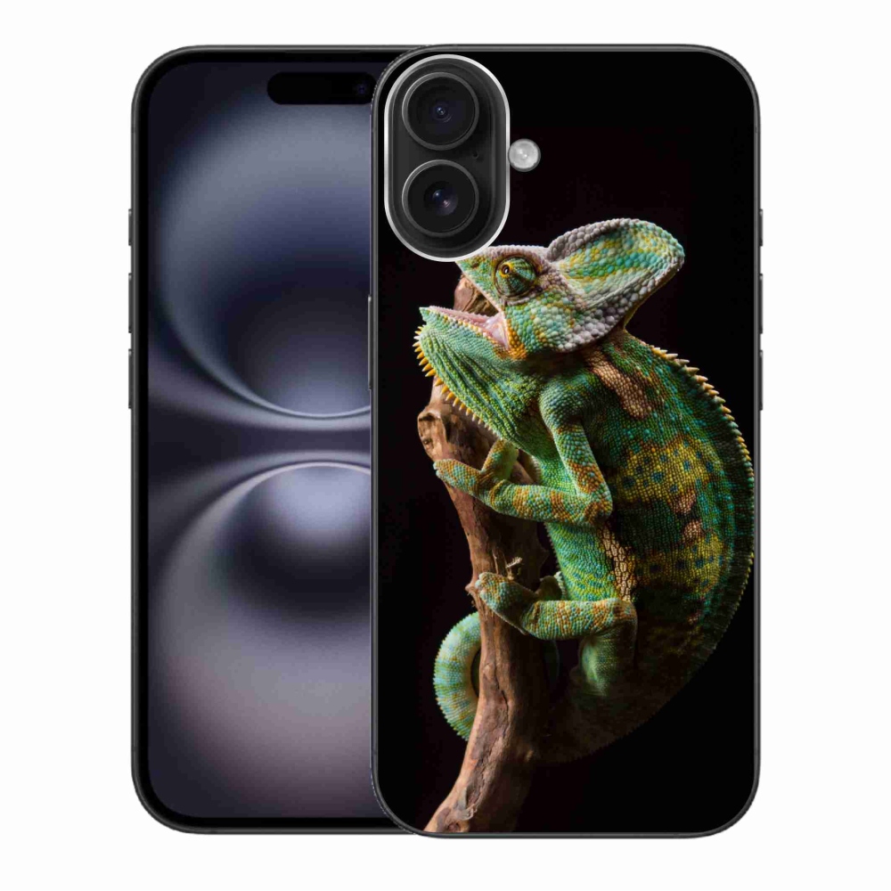 Gélový kryt mmCase na iPhone 16 Plus - chameleón