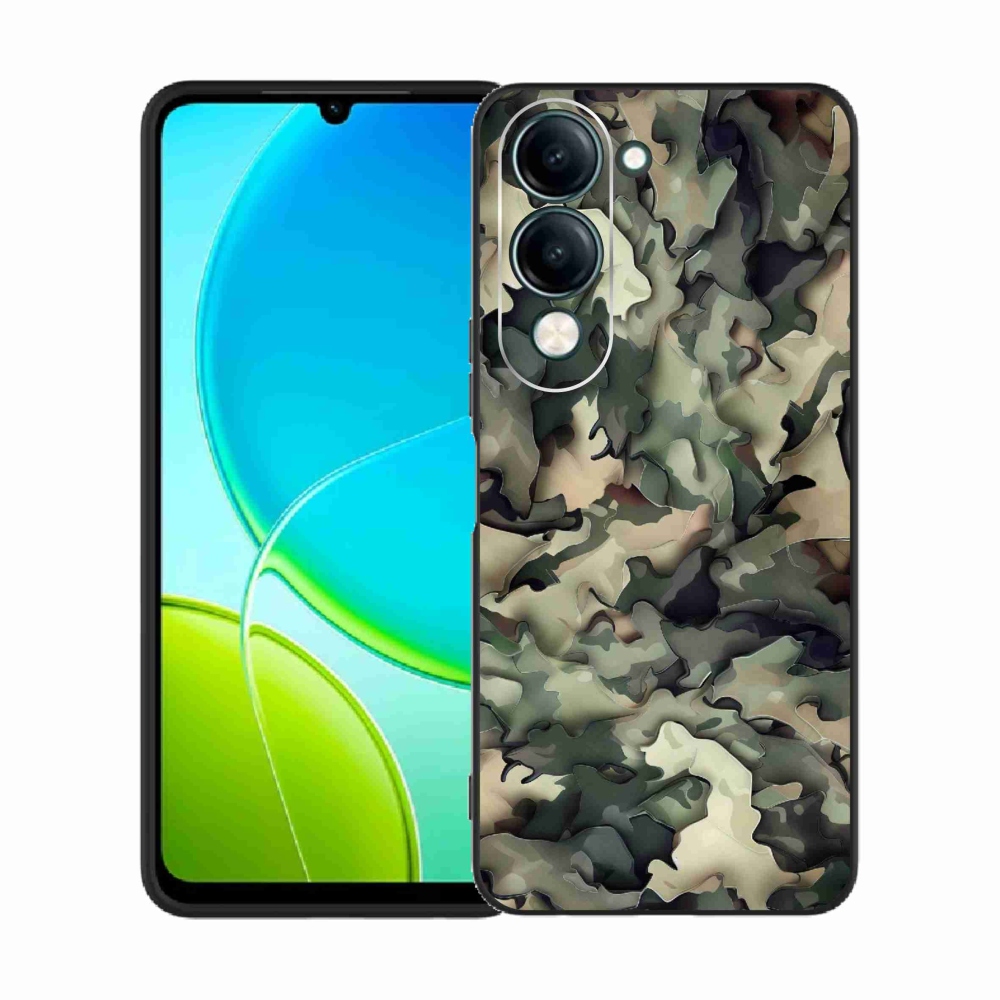 Gélový kryt mmCase na Vivo Y29s 5G - maskáčový vzor 9