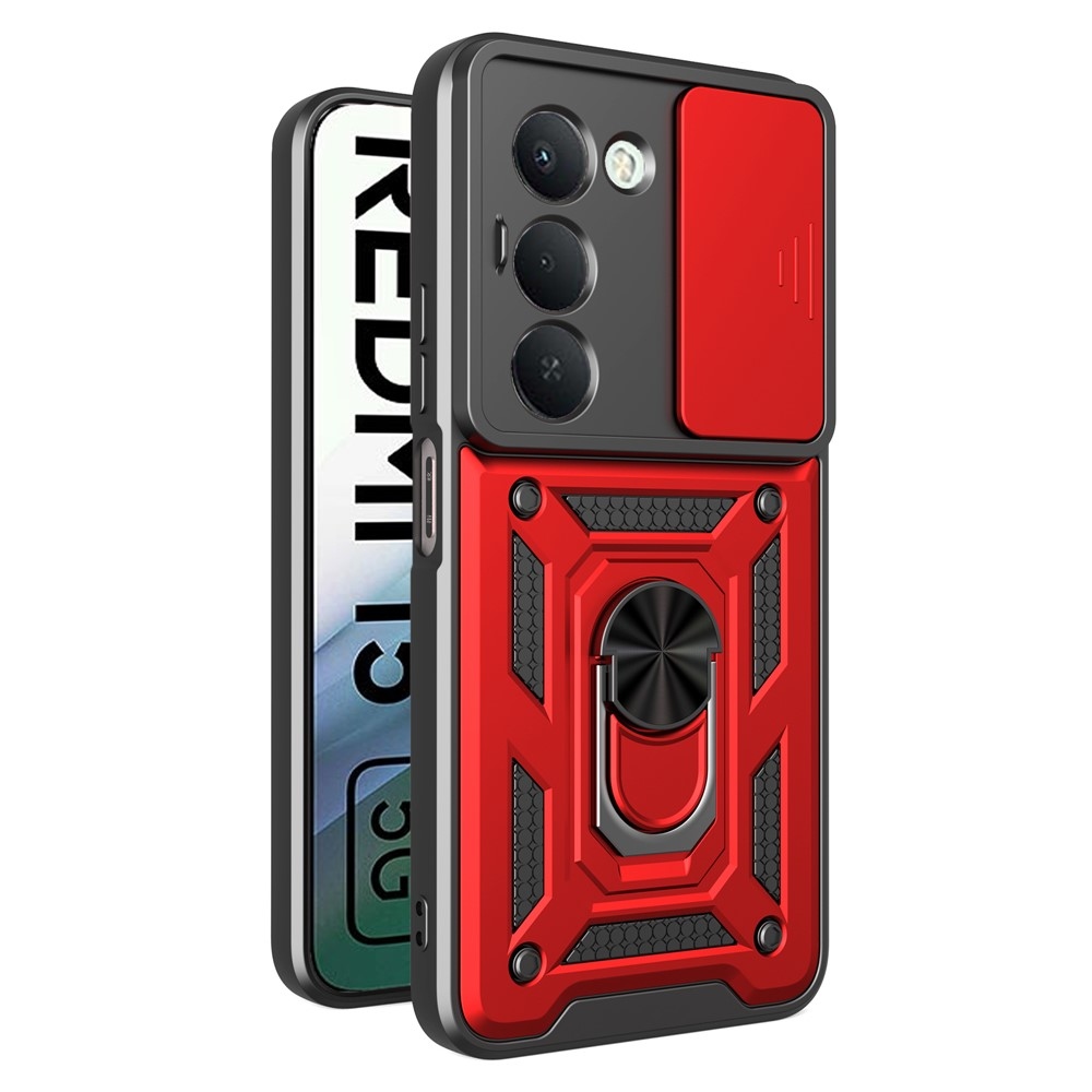 Slide odolný kryt na Xiaomi Redmi 15 5G (169mm) - červený
