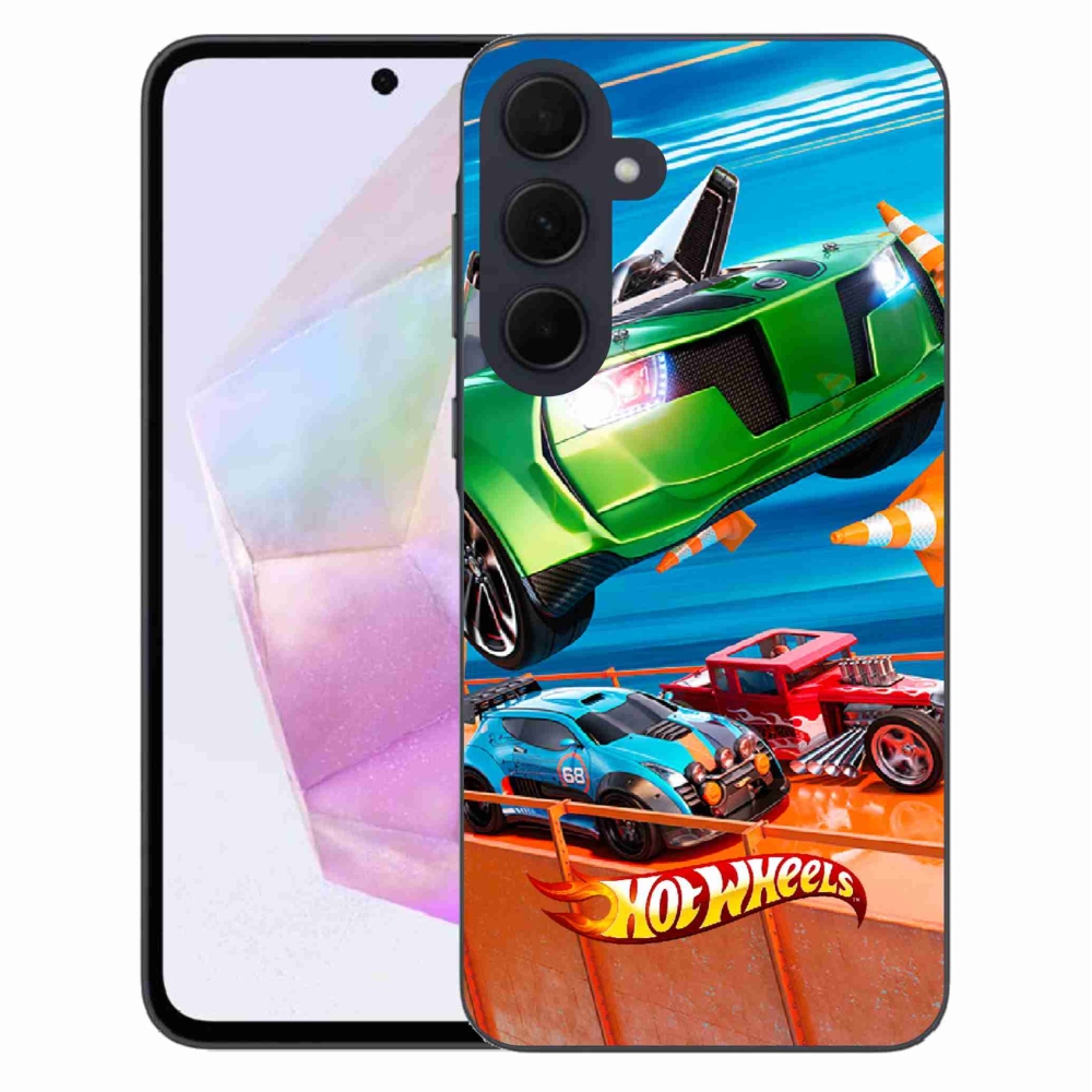 Gélový kryt mmCase na Samsung Galaxy A35 5G - hot wheels 1