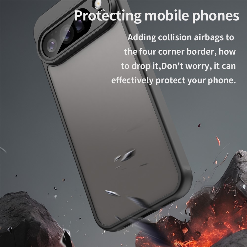 Proof gélový obal s pevným chrbtom na Google Pixel 10 Pro XL - čierny