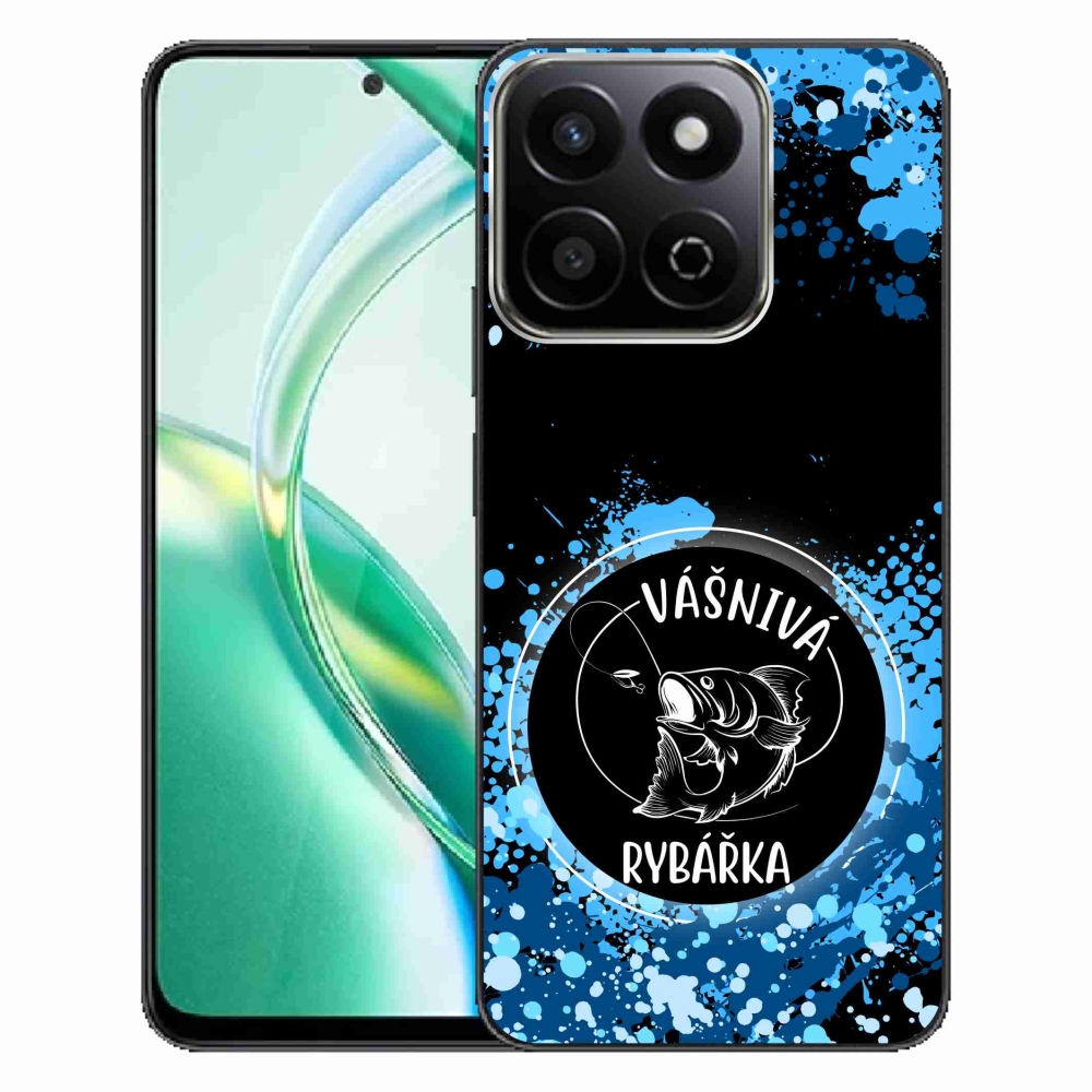 Gélový kryt mmCase na Honor 200 Smart 5G - vášnivá rybárka čierne pozadie