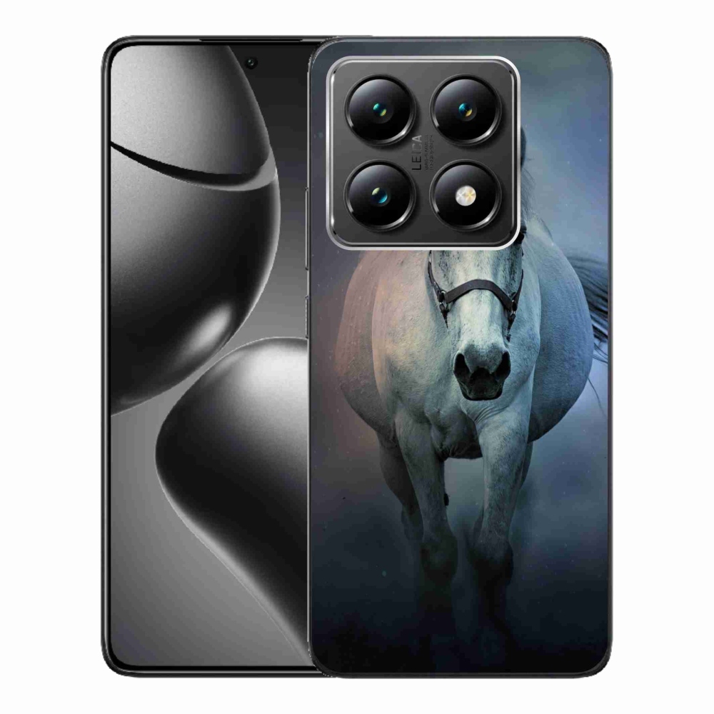 Gélový obal mmCase na Xiaomi 14T - bežiaci biely kôň