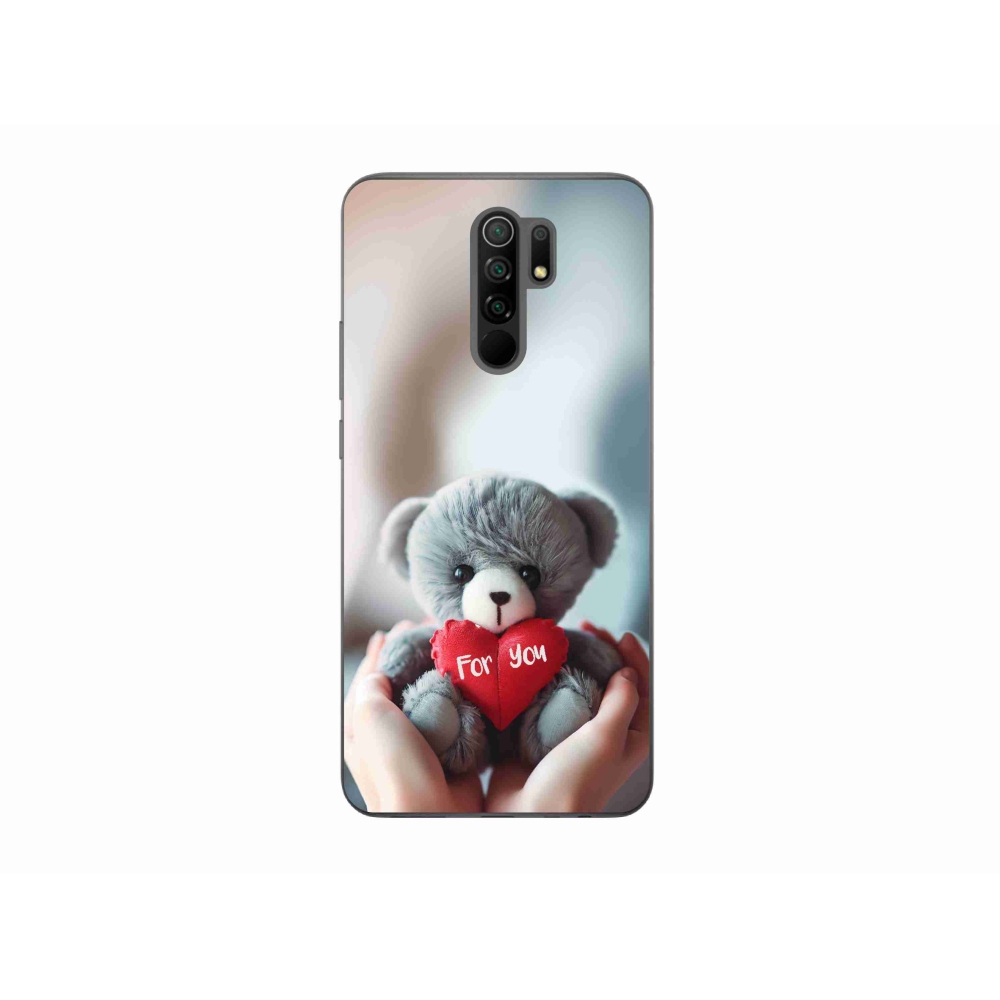 Gélový kryt mmCase na Xiaomi Redmi 9 - medvedík pre zamilovaných