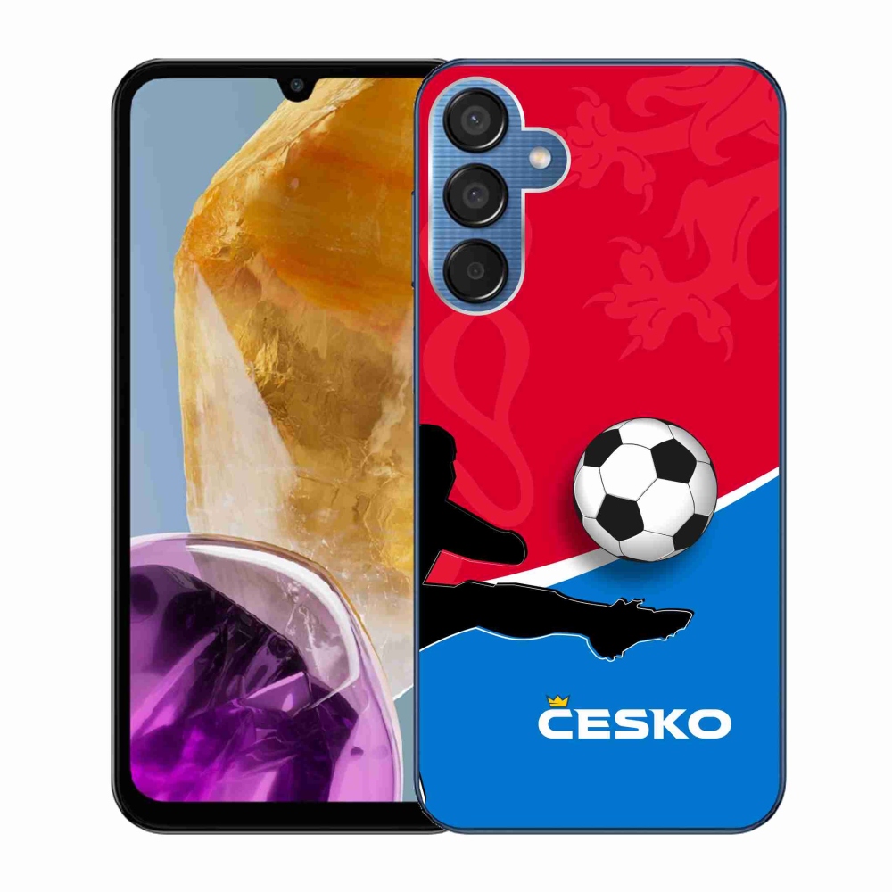 Gélový kryt mmCase na Samsung Galaxy M15 5G - futbal Česko 2