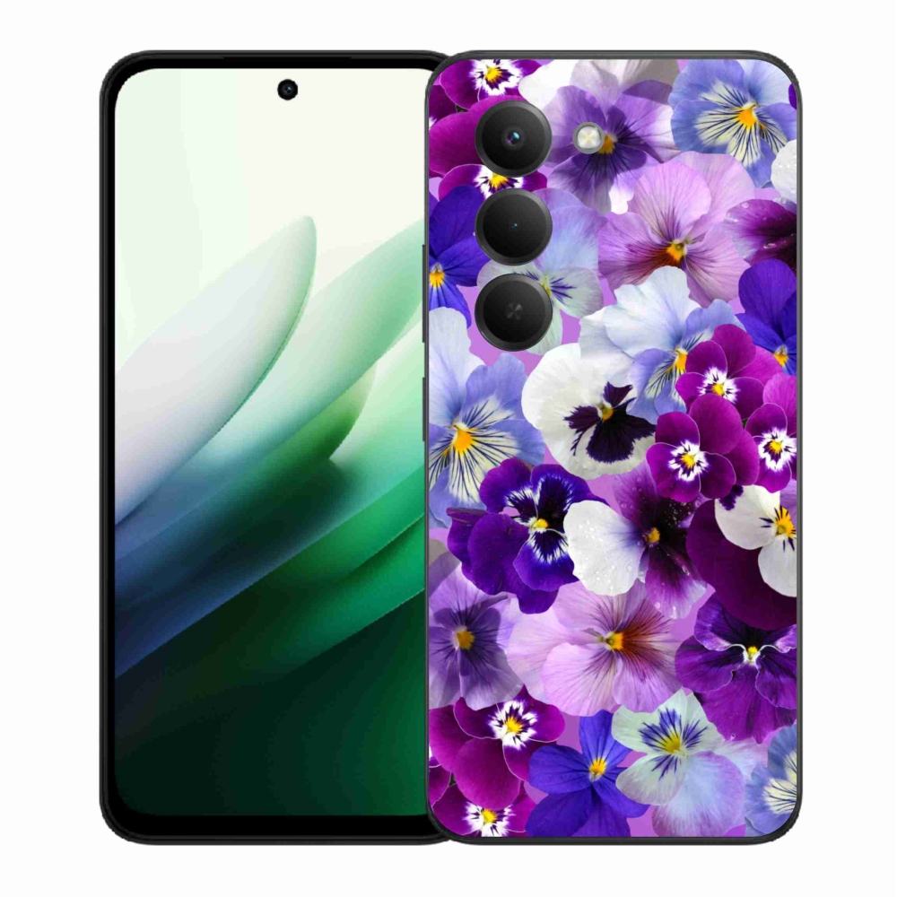 Gélový kryt mmCase na Xiaomi Redmi 15 5G (169mm) - kvety 9