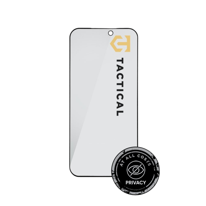 Taktické sklo Tactical Glass Shield Privacy Stealth 5D pre Apple iPhone 18 Pro Max, čierne