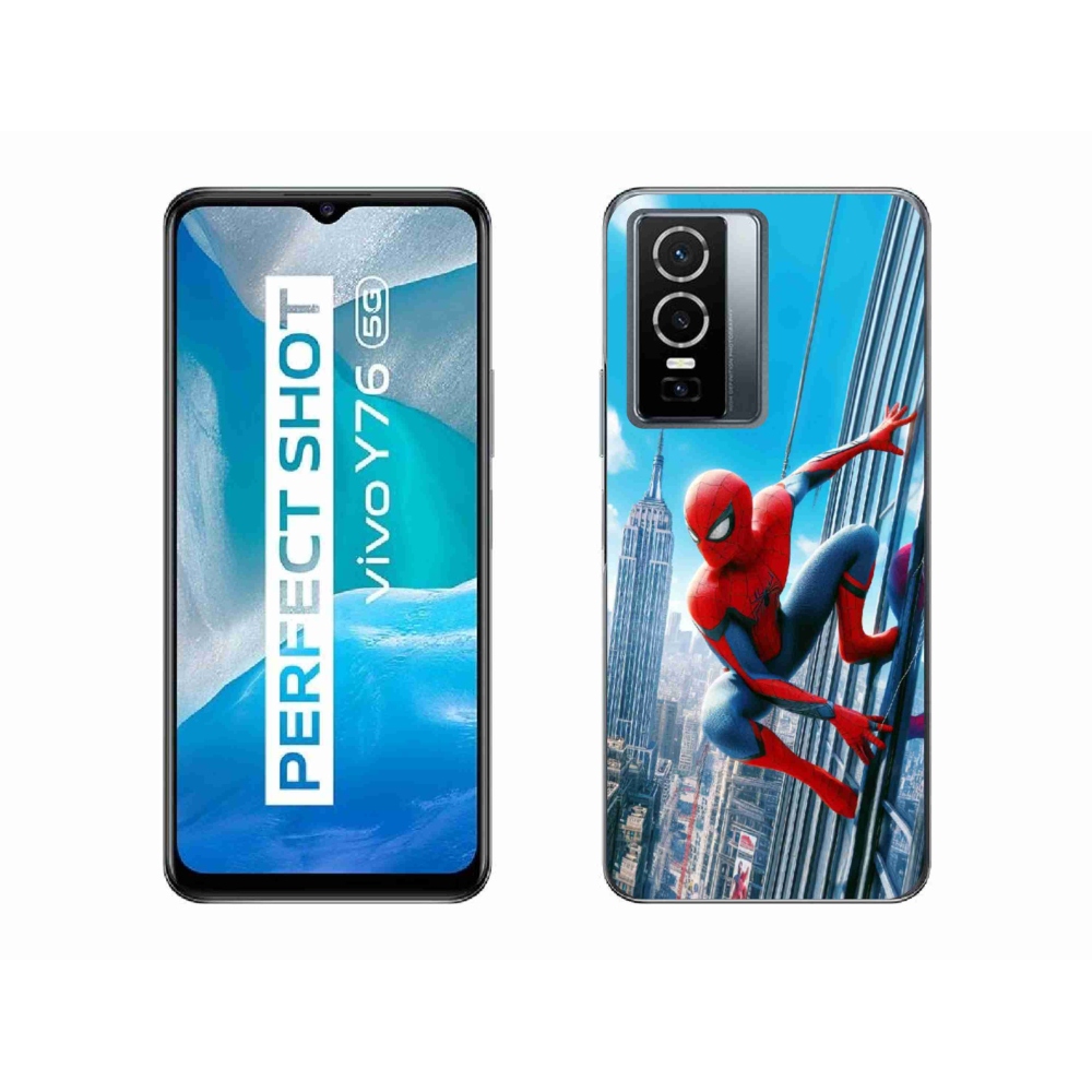 Gélový kryt mmCase na Vivo Y76 5G - spiderman